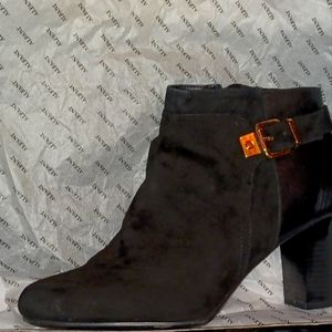Black  Suede Alfani Half-Boot
